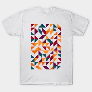 Creative Geometric Colourful Triangle Pattern #45 T-Shirt
